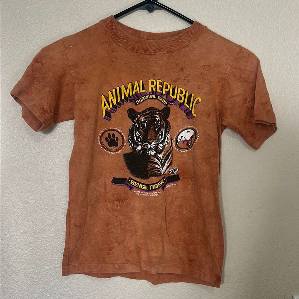 Animal Republic Brown Graphic T-Shirt